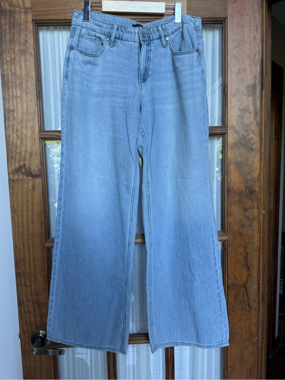 Silver Jeans Light Blue Wide-Leg Flare Jeans
